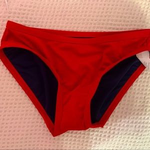 NWT red bikini bottoms *NEVER WORN*